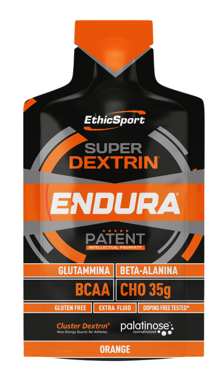 EthicSport Super Dextrin Endura Integratore Energizzante Gusto Arancia 60 ml