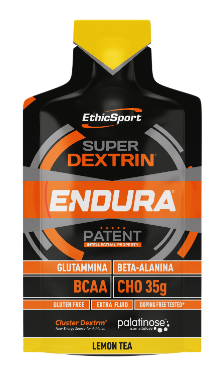EthicSport Super Dextrin Endura Integratore Energizzante Gusto Lemon Tea 60 ml