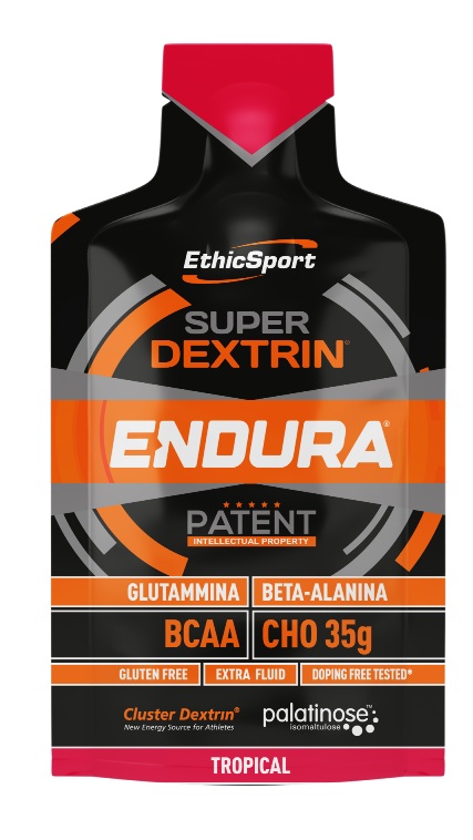 EthicSport Super Dextrin Endura Integratore Energizzante Gusto Tropical 60 ml