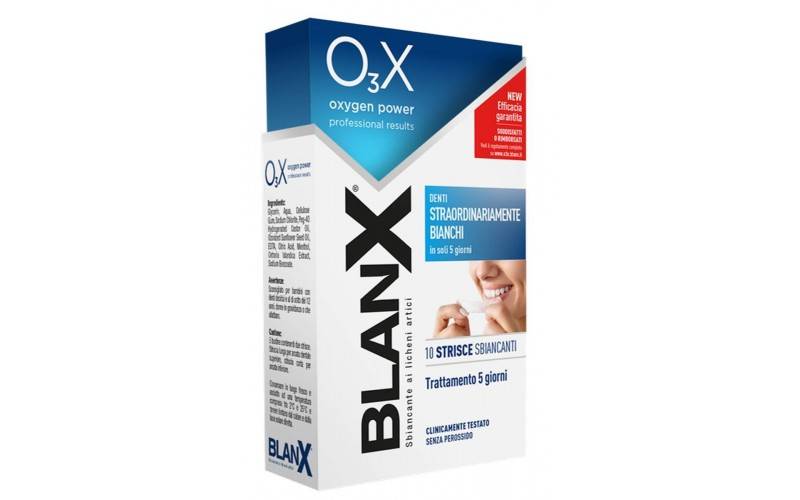Blanx O3X Strisce Sbiancanti per Denti 5 pezzi