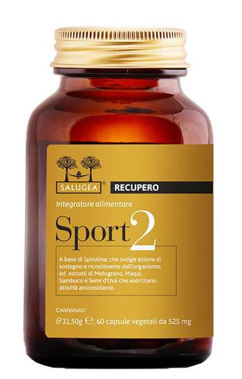 Salugea Sport2 Recupero Integratore per il Recupero Muscolare 60 capsule