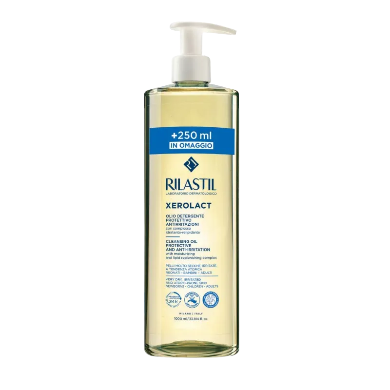 Rilastil Xerolact Olio Detergente Idratante Corpo 1000 ml