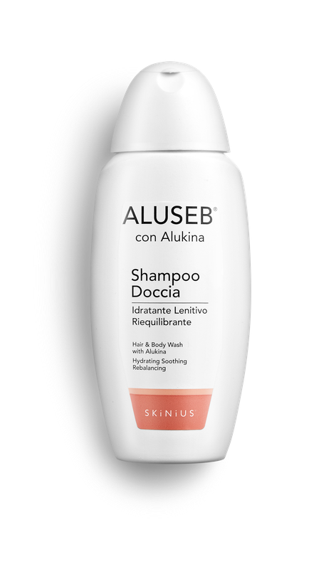Skinius Aluseb Shampoo Doccia Idratante e Riequilibrante 125 ml