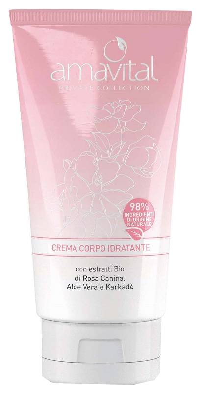 Amavital Rosa Canina & Karkadè Crema idratante per il corpo 150 ml
