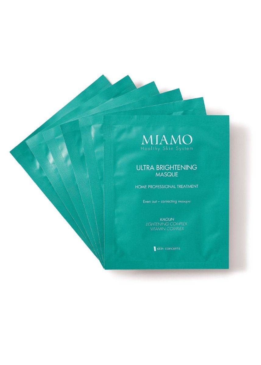 Miamo Ultra Brightening Masque Maschera Viso Schiarente Uniformante 6 x10 ml