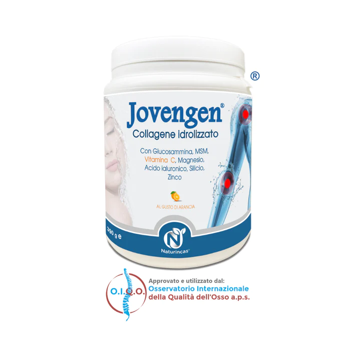 Naturincas Jovengen Collagene Idrolizzato Integratore per il Benessere Di Pelle e Ossa 390 g
