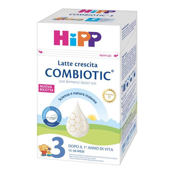 Hipp 3 Combiotic Latte in Polvere di Proseguimento Biologico 600 g