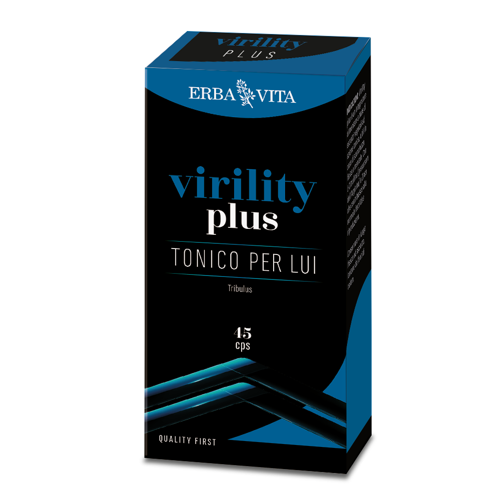 Erba Vita Virility Plus Integratore Naturale per la Disfunzione Erettile 45 capsule