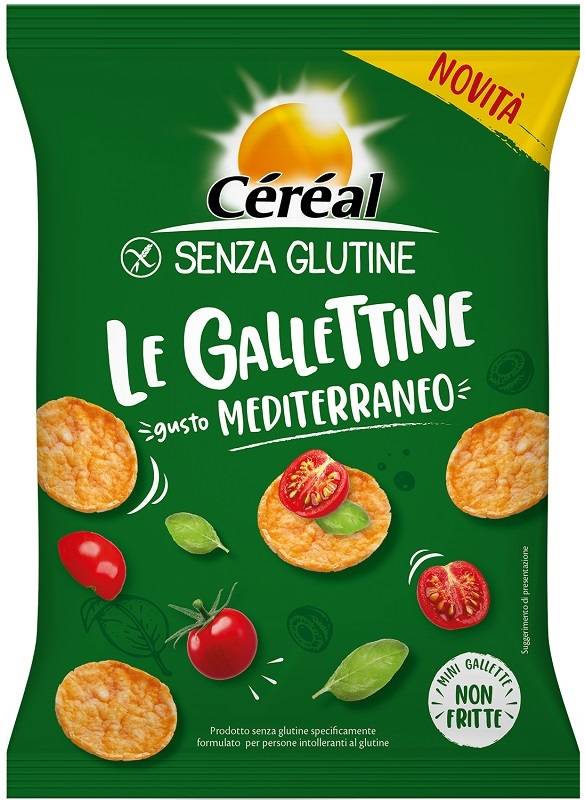 Cereal Le Gallettine Gallette senza glutine Gusto Mediterraneo 70 g