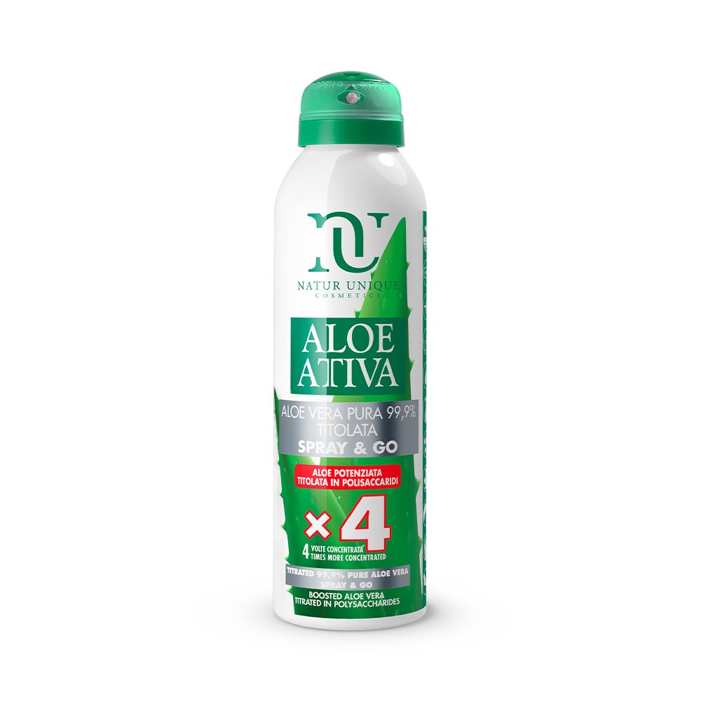 Nature's Spray&Go Aloe Vera Pura 99.9% Titolata Spray 150 ml