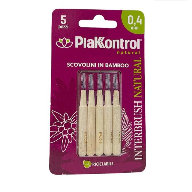 Plakkontrol Interbrush 0,4 mm Scovolino interdentale 5 pezzi