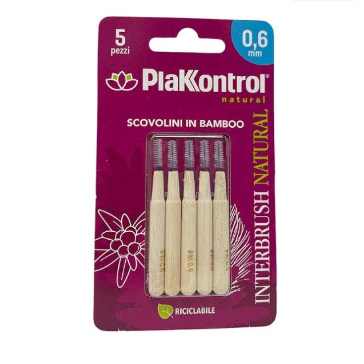 Plakkontrol Interbrush 0,6 mm Scovolino interdentale 5 pezzi