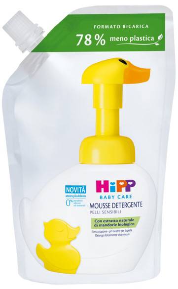 Hipp Baby Care Paperella Fun Ricarica Mousse detergente 250 ml