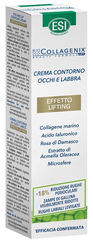 Esi Biocollagenix Crema Contorno Occhi e Labbra Effetto Lifting 15 ml