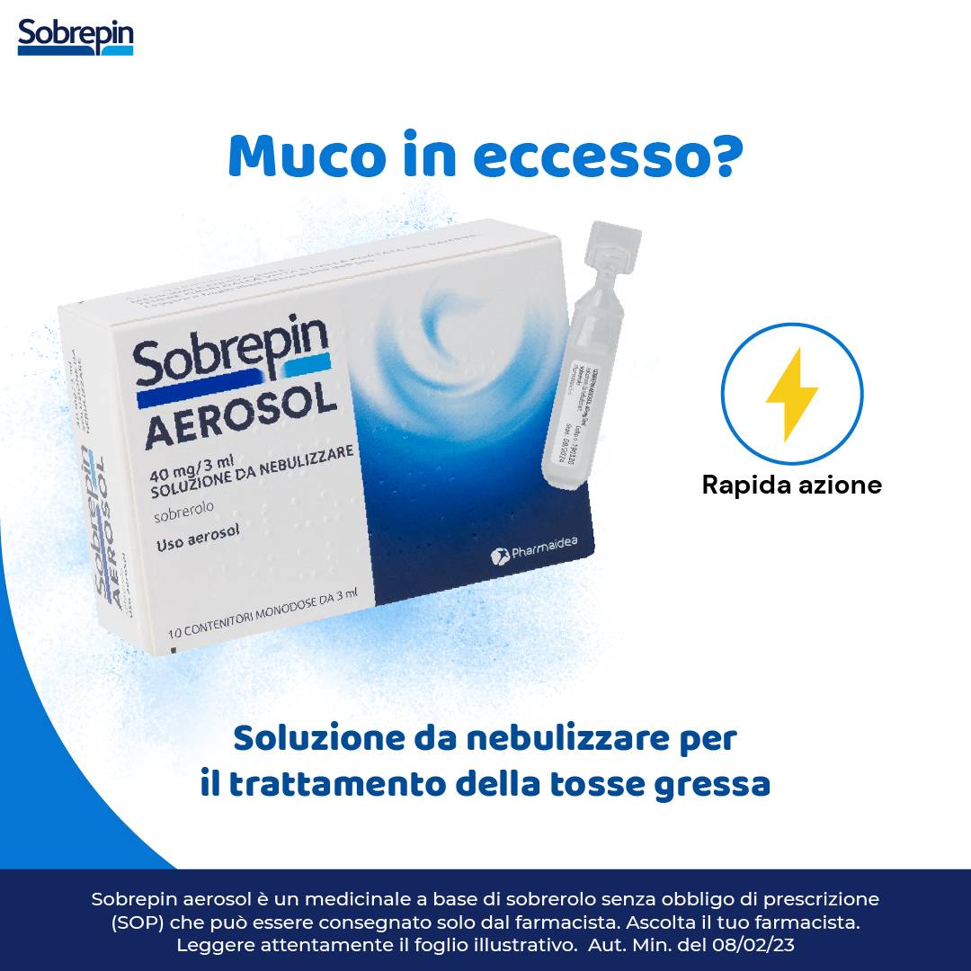 Sobrepin Aerosol soluzione da nebulizzare 10 flaconcini da 3 ml