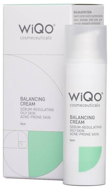 Wiqo Balancing Crema Viso Seboregolatrice per Pelli Grasse 30 ml