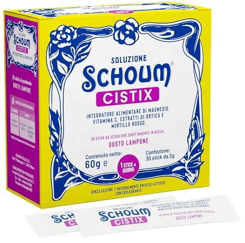 Soluzione Schoum Cistix Gusto Lampone 30 stick