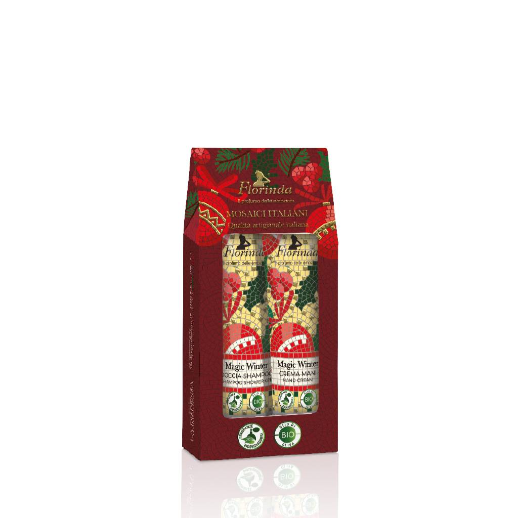 La Dispensa Florinda Mosaico Cofanetto Crema mani 30 ml + Doccia Shampoo 30 ml