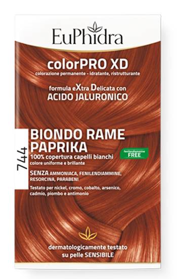 EuPhidra Colorpro XD744 Biondo Rame Paprika Tinta per capelli