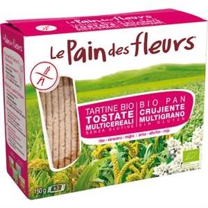 Le Pain des Fleurs Tartine Bio Tostate Multicereali Senza Glutine