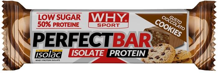 WhySport Perfect Bar Cioccolato Biscotto proteico 50 g