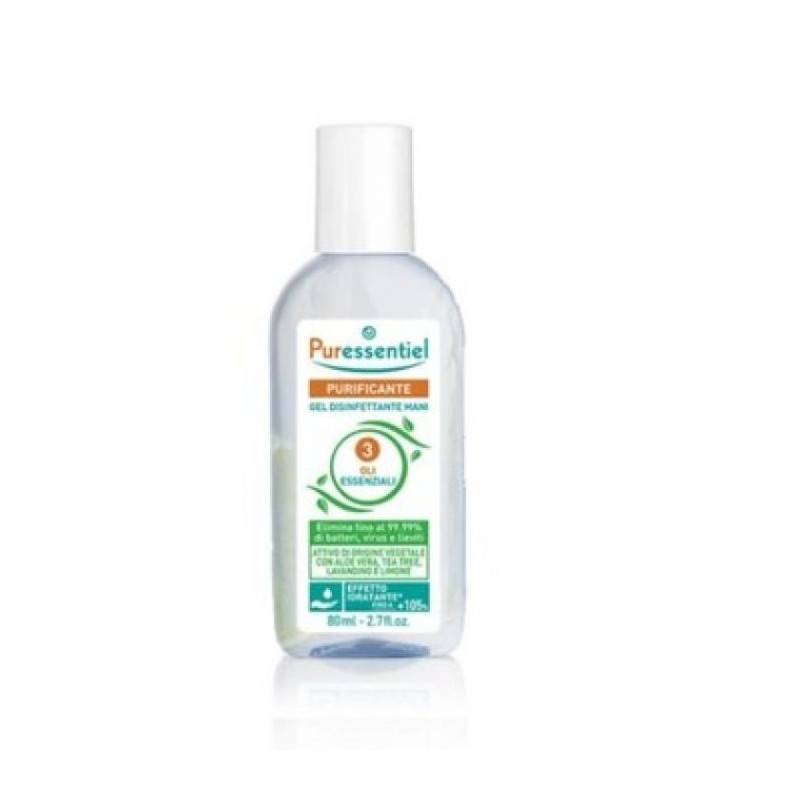 Puressentiel Lozione spray disinfettante per le mani 80 ml