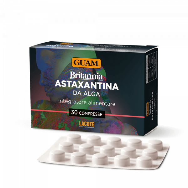 Guam Britannia Astaxantina Integratore Antiossidante 30 capsule