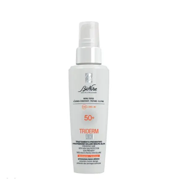 Bionike Triderm AK Trattamento preventivo contro i danni attinici SPF 50+ 50 ml