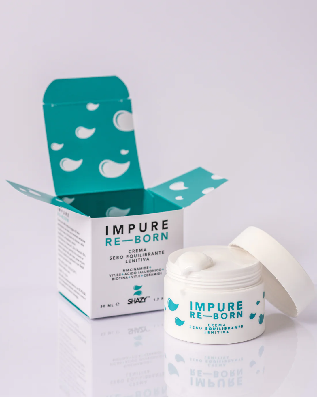 Shazy Impure Re Born Crema Viso Sebo Equilibrante Lenitiva 50 ml