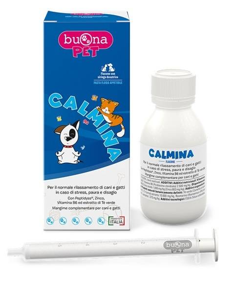 Buona BuonaPet Calmina Mangime Complementare per Cani e Gatti 60 g