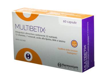 Multibetix Integratore per Il Sistema Immunitario e Sistema Nervoso 60 Capsule