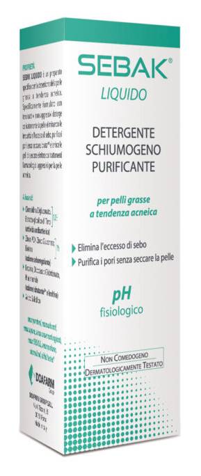 Sebak Detergente Schiumogeno Purificante Pelli Grasse 150 ml