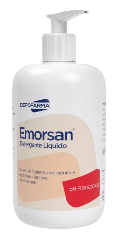 EMORSAN DETERGENTE LIQUIDO IGIENE ANO - GENITALE PH FISIOLOGICO 500 ML