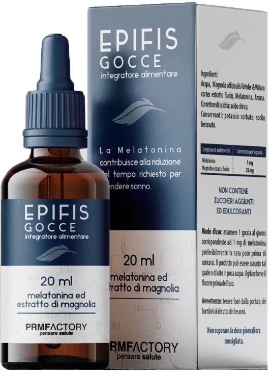 Epifis Gocce Integratore Magnolia e Melatonina per Riposare Bene 20 ml