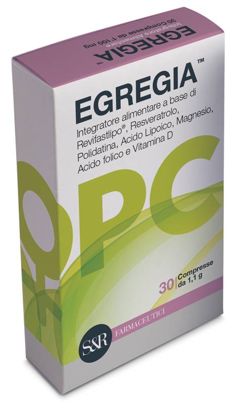 Egregia Integratore Vitamina D e Acido Folico 30 compresse