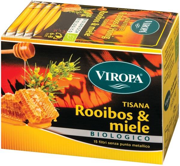 VIROPA TISANA ROOIBOS&MIELE BIOLOGICO 15 FILTRI