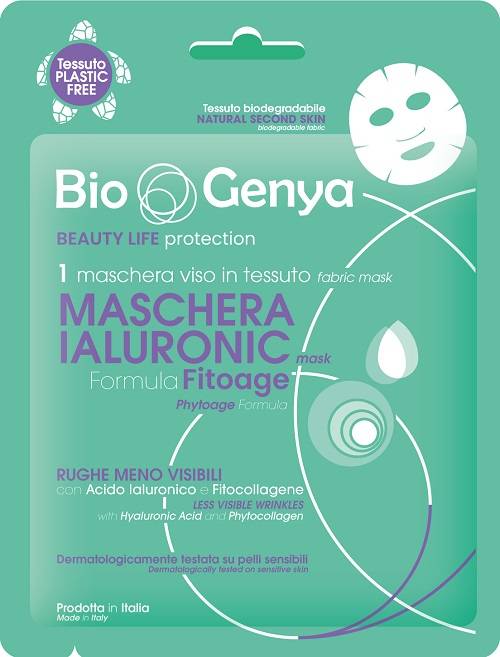 Biogenya Maschera Monouso Viso all'Acido Ialuronico Phytoage 1 pezzo