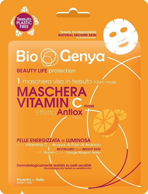 Biogenya Vitamin C Maschera Monouso Effetto Antiossidante 1 pezzo