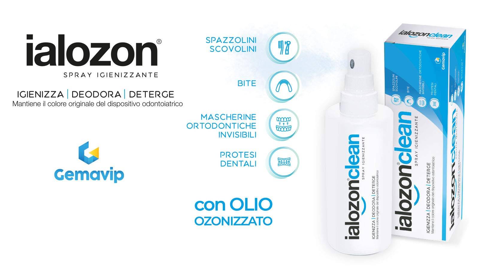 Ialozon Clean Spray Igienizzante Dispositivi Odontoiatrici 100 ml