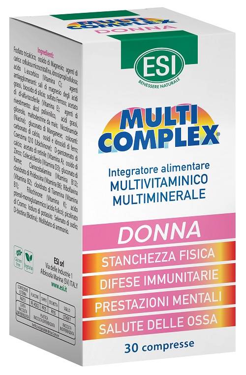 Esi Multicomplex Donna Integratore Multivitaminico e Multiminerale 30 compresse
