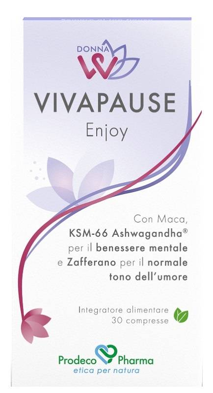 Prodeco Pharma Donnaw Vivapause Enjoy Integratore per l'Umore 30 compresse