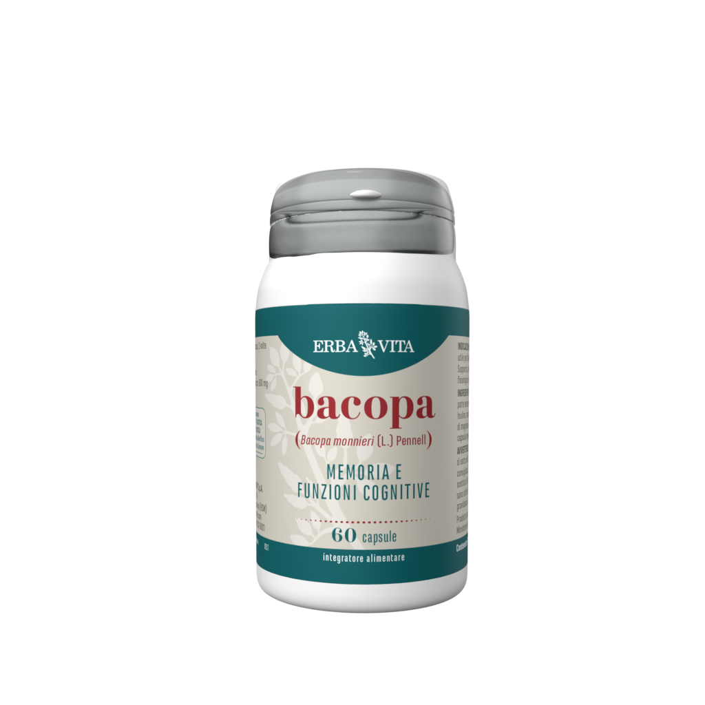 Erba Vita Bacopa Integratore per la Memoria 60 capsule