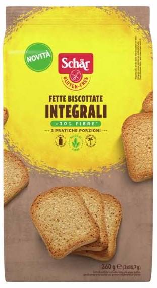 Schar Fette Biscottate Integrali Senza Glutine 260 g