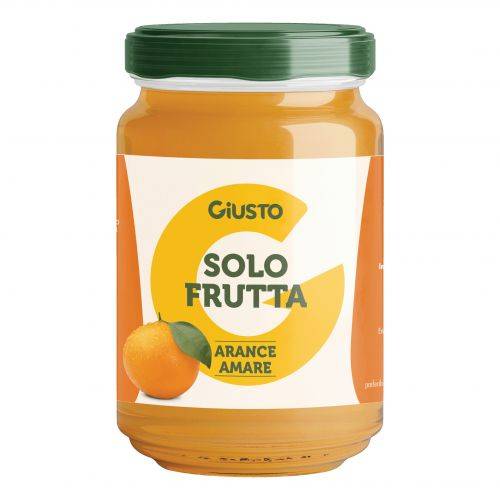 Giusto Solo Frutta Confettura di Arance Amare Senza Glutine 220 g