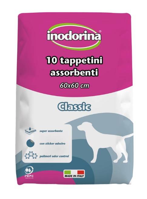 Inodorina Tappetino Igienico 60x60 cm 10 pezzi