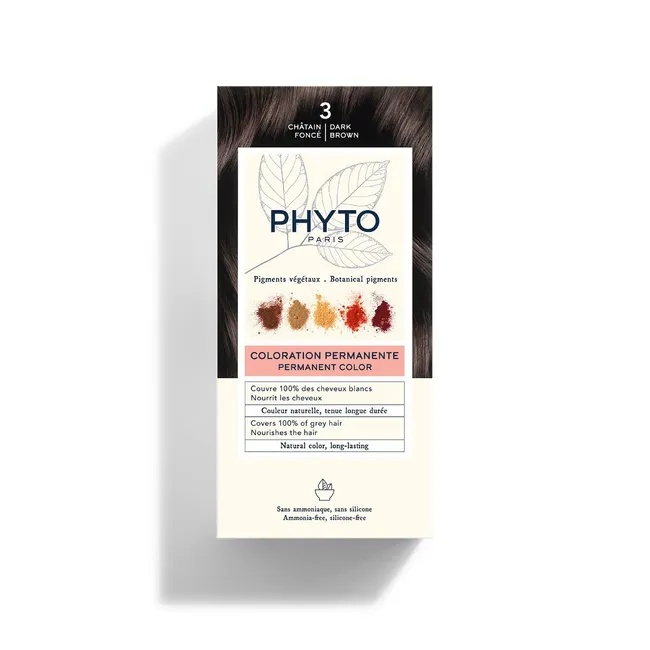 Phyto Color Kit Tinta per Capelli Colore 3 Castano Scuro