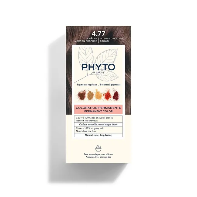 Phyto Color Kit Tinta per Capelli Colore 4,77 Castano Marrone Intenso