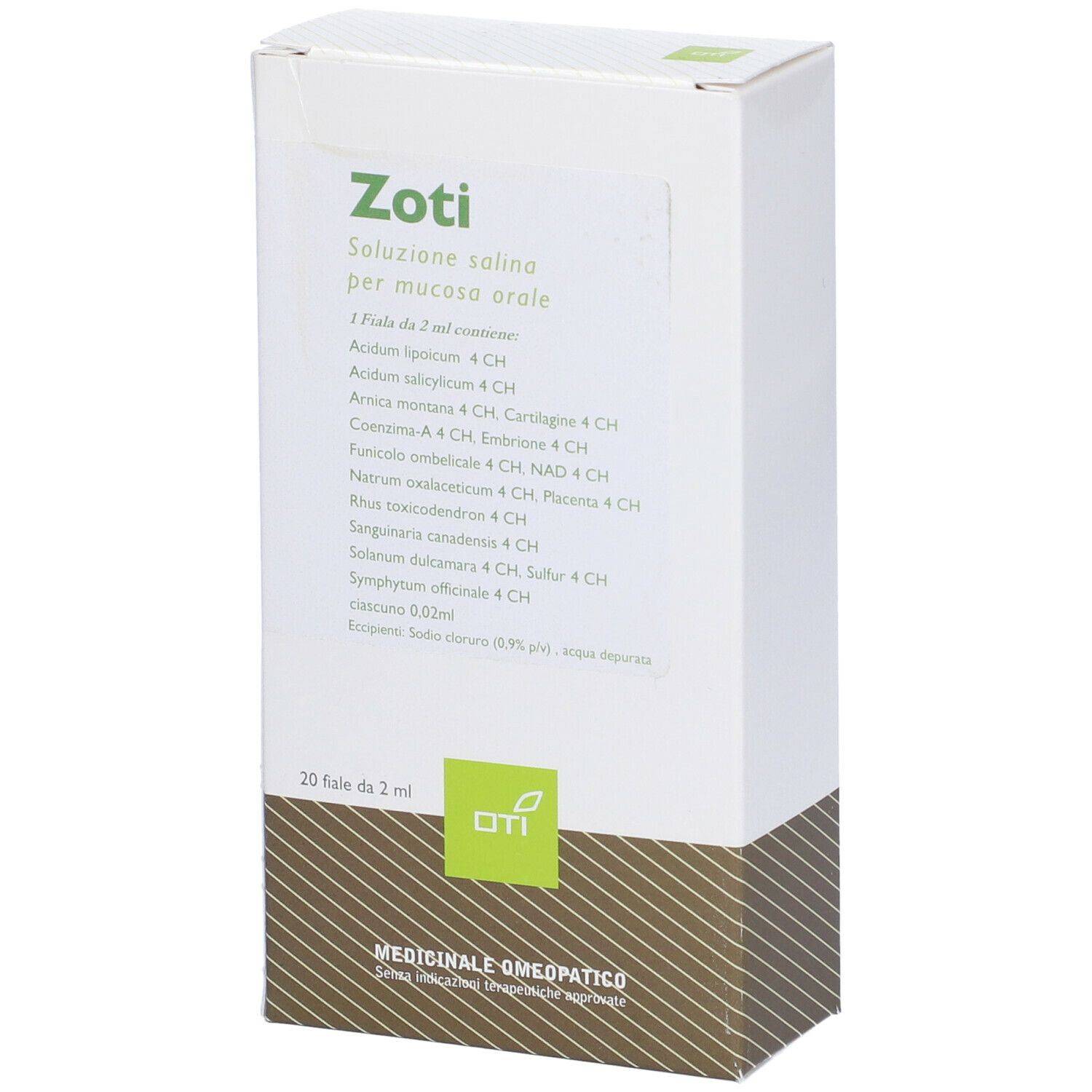Oti Zoti Composto 20 Fiale da 2 ml