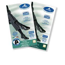 Sauber Calza Uomo Blu in Cotone 70 Denari Taglia Grande