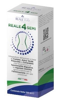 Reale 1870 Reale 4 Semi Integratore Antigonfiore Addominale 100 ml